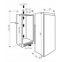 Inventum IKK1221S inbouw koelkast (122 cm)
